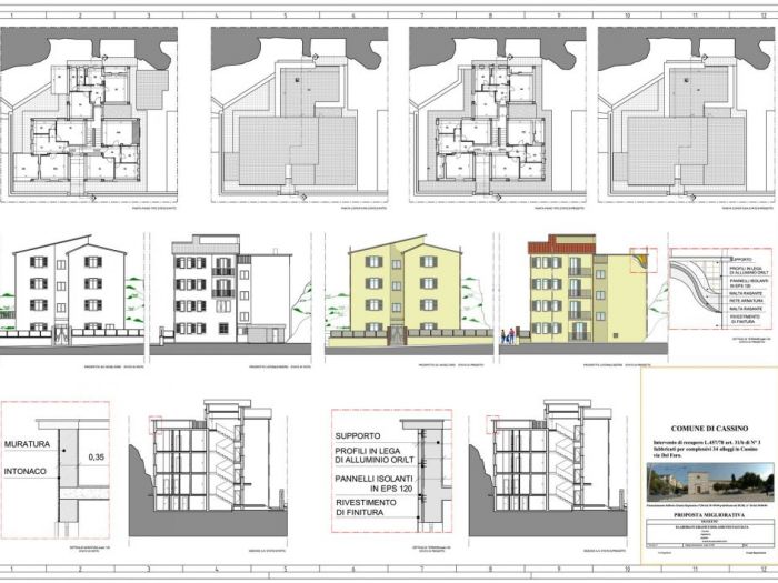 Archisio - Andrea Daguanno - Progetto Risanamento edilizio di una palazzina