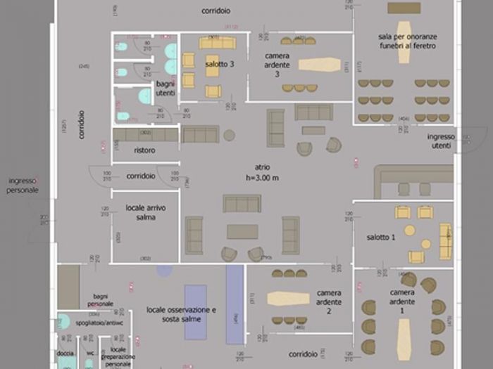 Archisio - Studio Massardi E Zubani - Progetto Sale del commiato mantova