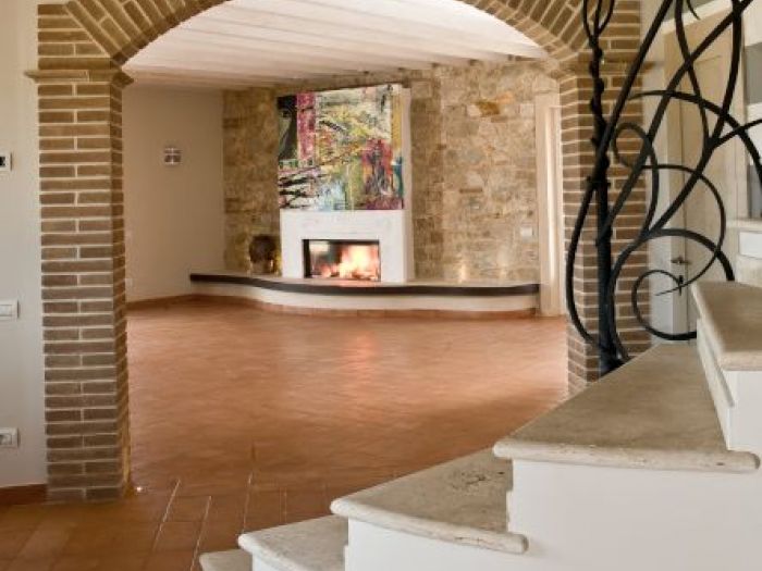 Archisio - Larte Del Cotto Di Bartoccini Federico - Progetto Pavimenti e rivestimenti in un casolare umbro