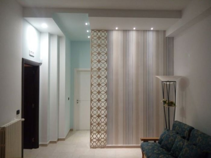 Archisio - Domenico Sforza - Progetto Inside on the seaLavori di manutenzione straordinaria arredamento e nuova illuminazione di un monolocale nella zona di san giorgio torre a mare