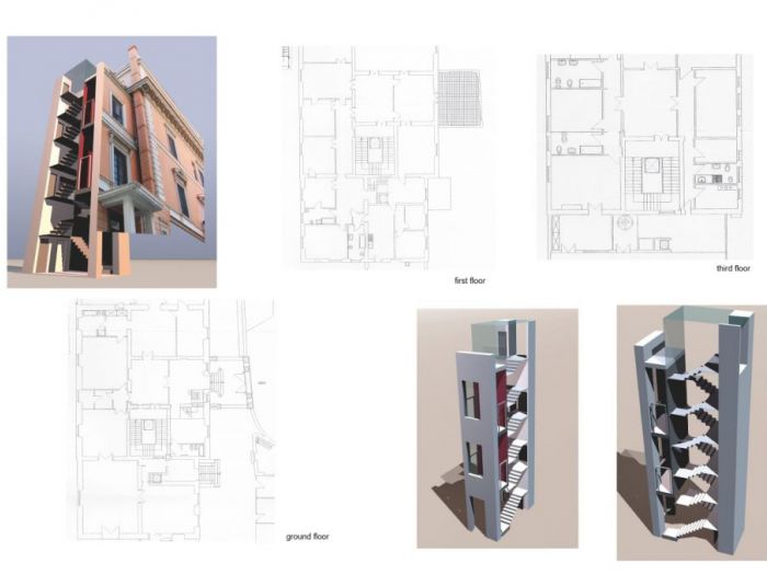 Archisio - Inoutside Design - Progetto Scala pinciana