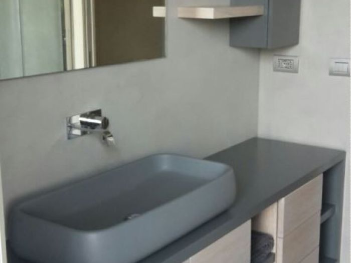 Archisio - Falegnameria Agostini - Progetto Arredo bagno