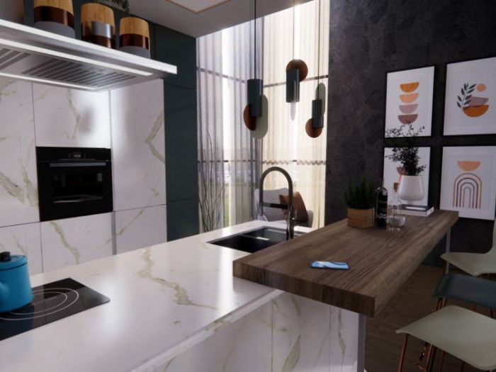 Archisio - Federica Mandato - Progetto Progetto cucina abitabile