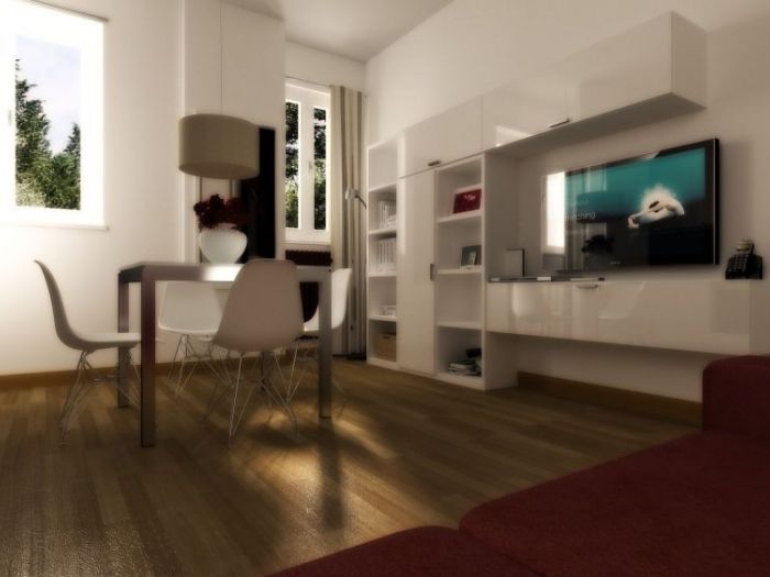 Archisio - Luigi Vasari Interior Design - Progetto Monolocale bologna