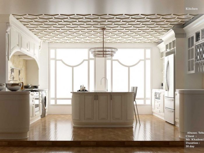 Archisio - Rosa Nozari - Progetto Kitchen cabinet design - 3d-modeling and rendering