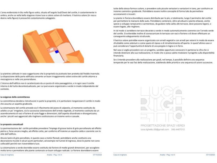 Archisio - Luca Righetto - Progetto Progettazione giardini varese busto arsizio Casa di ringhiera