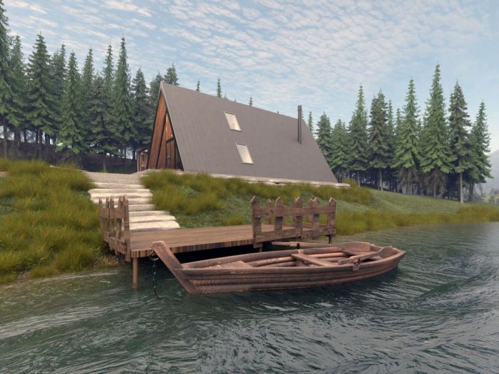 Archisio - Bruna Cristina Barbosa - Progetto Chalet in montagna