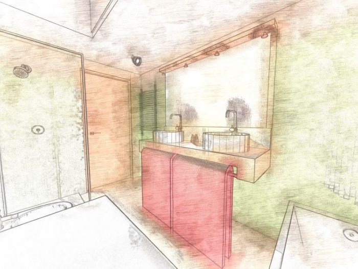 Archisio - Andrea Sorci Natural Living - Progetto Ipotesi di ristrutturazione villa a roma