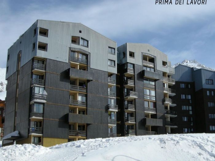 Archisio - Luca Molineri - Progetto Rinnovamento delle facciate immobile cimes de caron - val thorens francia