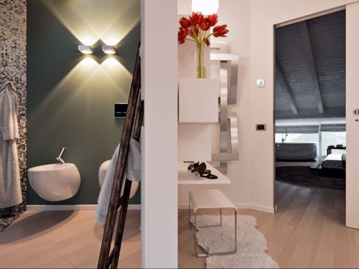 Archisio - Annalisa Carli - Progetto Un attico in stile loft in milano