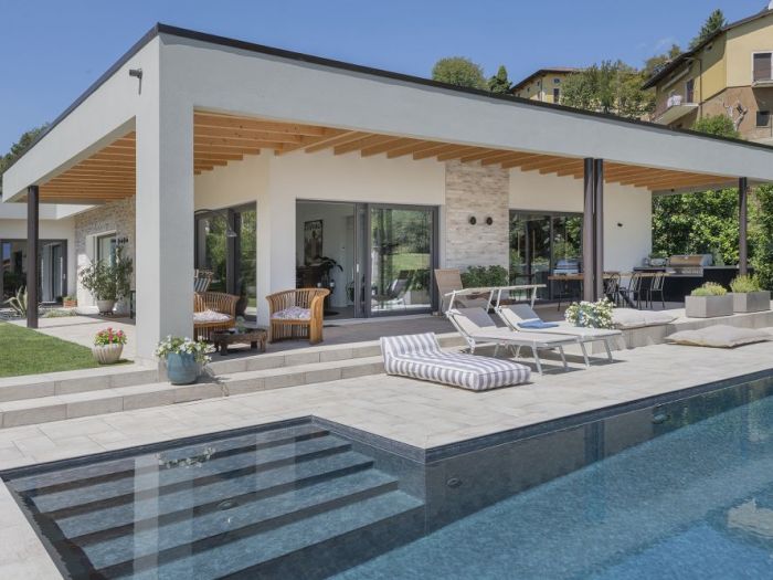 Archisio - Marlegno - Progetto Villa in legno soiano del lago