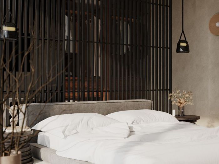 Archisio - Red Head Design - Progetto Camera da letto con spogliatoio