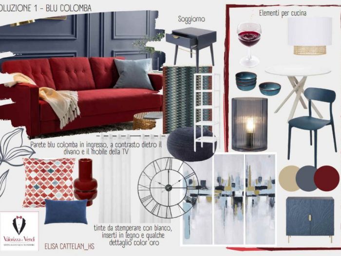 Archisio - Elisa Cattelan - Progetto Moodboards colore