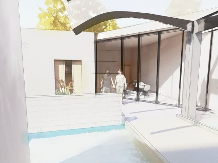 Archisio - Andrea Sorci Natural Living - Progetto Ipotesi progetto di ripristino di un capannone a borghetto flaminio rm per la sede museale della fondazione