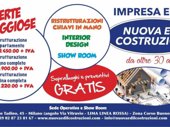 Archisio - Nuova Edil Costruzioni - Progetto Impresa edile milano - ristrutturazioni