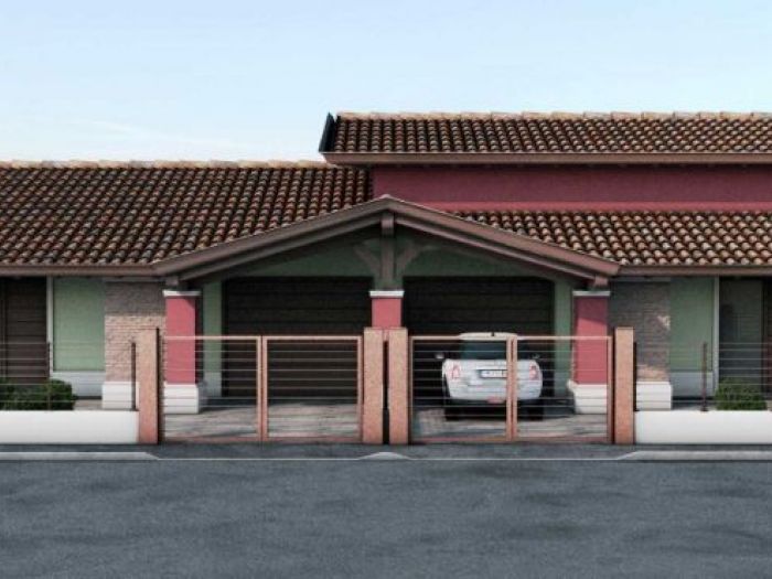 Archisio - Studio Di Progettazione Ph09 - Progetto Bifamiliare country