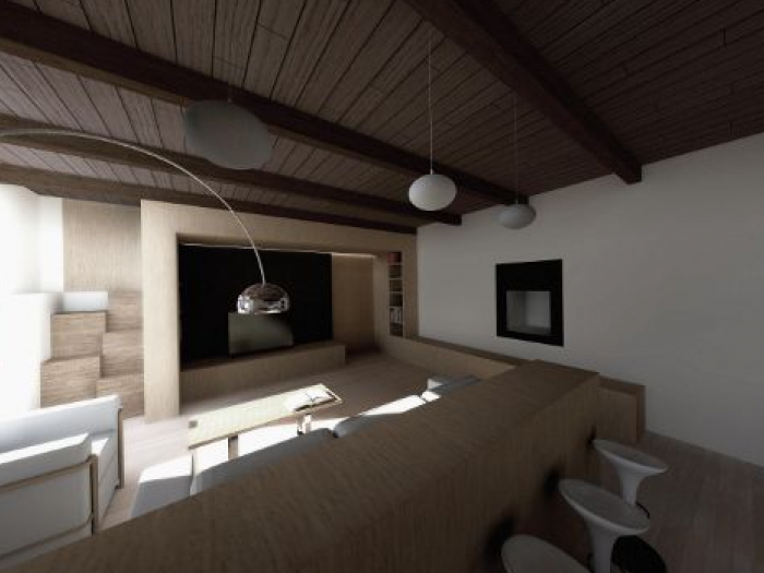 Archisio - Conzinu Desteghene Architetti - Progetto Ristrutturazione appartamento unifamiliare