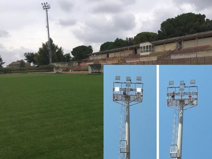Archisio - Lediamoluce Srl - Progetto Campo sportivo san-giacomo - salemi-trapani