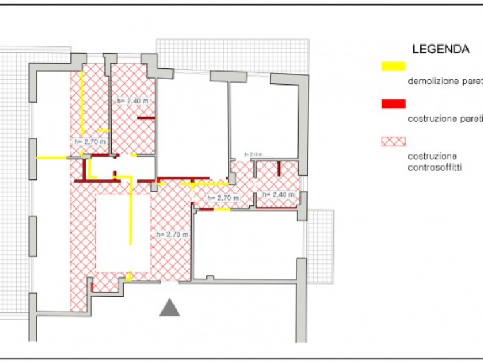 Archisio - Gianluca Ferranti - Progetto Appartamento 140 mq roma