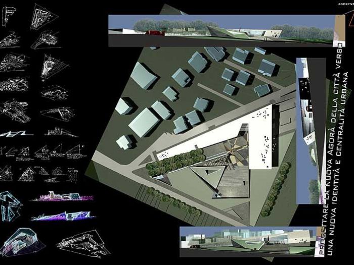 Archisio - Ruggero Lenci - Progetto Concorso per la nuova agora del comune di fonte nuova