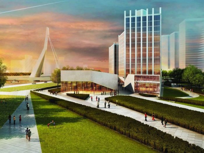 Archisio - Plasma Studio - Progetto Huafa square planning