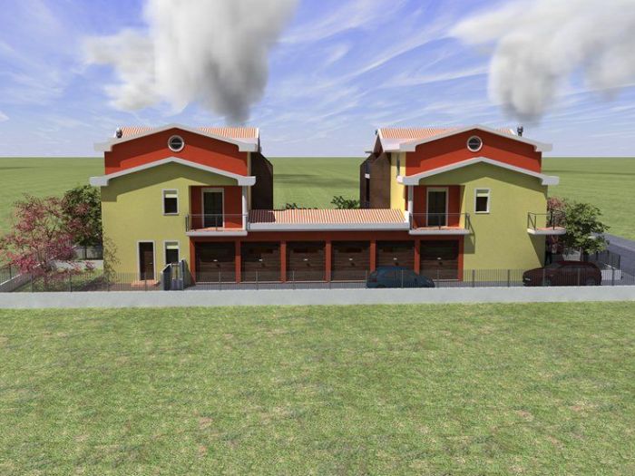 Archisio - Denis Rudellin - Progetto Realizzazione di 6 case a schiera