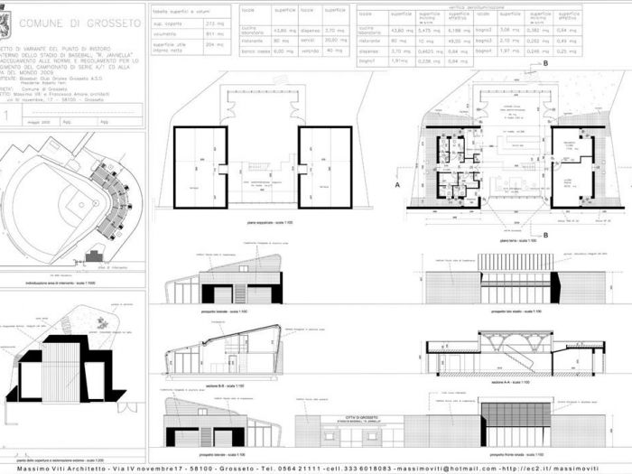 Archisio - Architectural Make Up - Progetto Bar ristorante strike - stadio jannella