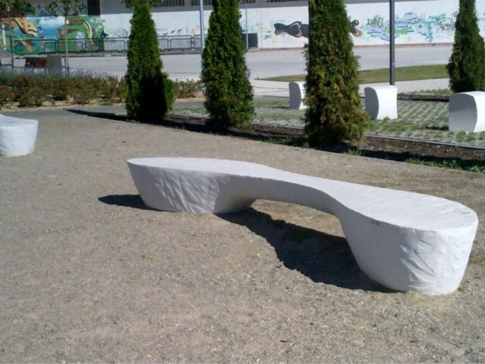 Archisio - D Materials - Progetto City scape bench
