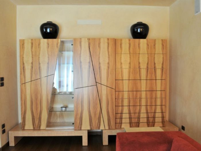 Archisio - Studio Di Architettura Mannelli - Progetto Mobili contenitori e porta tv