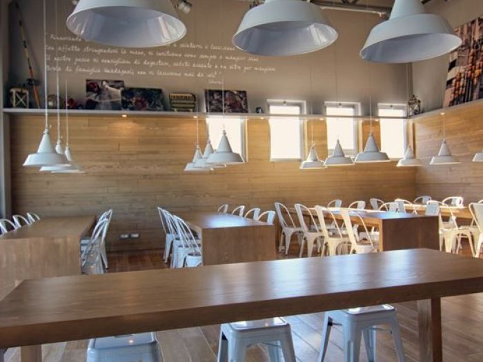 Archisio - Architectural Make Up - Progetto Fish express - guadagnoli - nuovo ristoranteArch massimo viti arch francesca amore