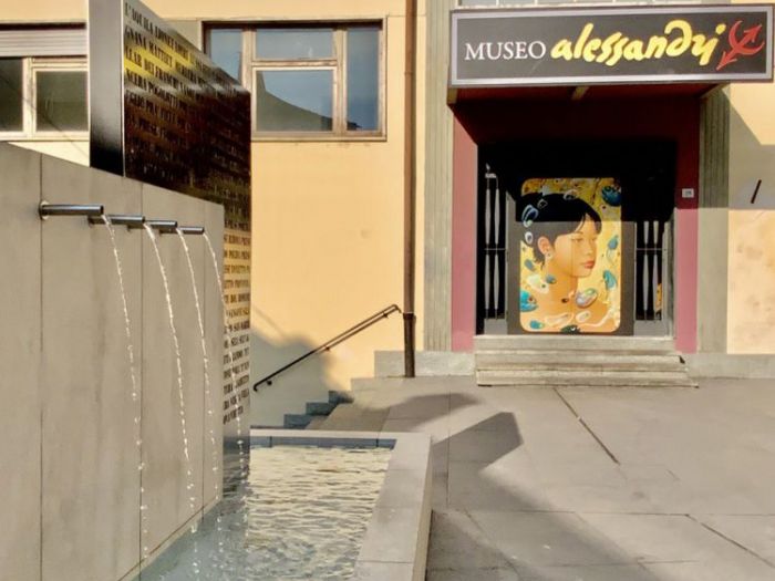 Archisio - Forme Dacqua - Progetto Fontana delle 100 borgate - pareti dacqua