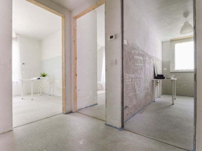 Archisio - Gilardi Interiors On Staging - Progetto Intervento di home staging destinato alla venditaquadrilocale al grezzo libero da cose e persone