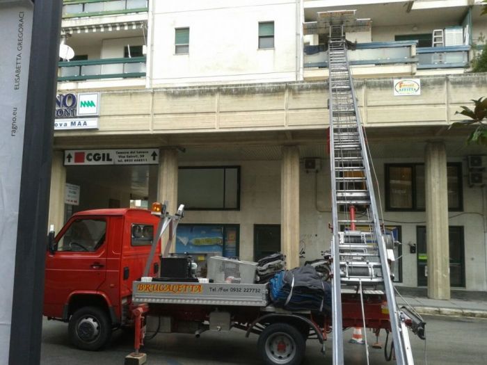 Archisio - Brugaletta Aldo Traslochi E Trasporti - Progetto Interventi con autoscala