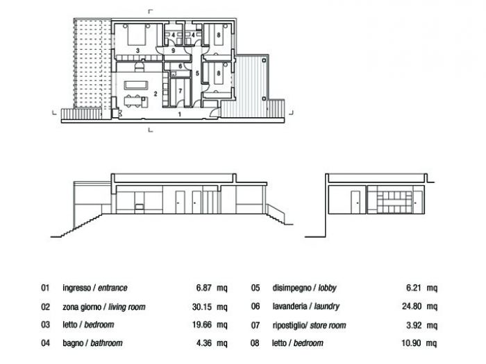 Archisio - Dpstudio - Progetto Pm house sammichele di bari 2014