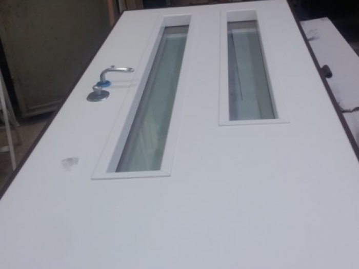 Archisio - Arte Del Legno 86 Snc - Progetto Portone blindato a due ante