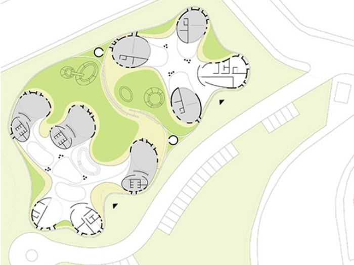 Archisio - Andrea Stipa - Progetto Concorso internazionale di design per un asilo nido a roma meno e piu 3