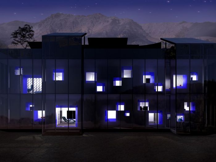 Archisio - Minima Architetti - Progetto Minima architetti progetto case prefabbricate modulazioni di trasparenza