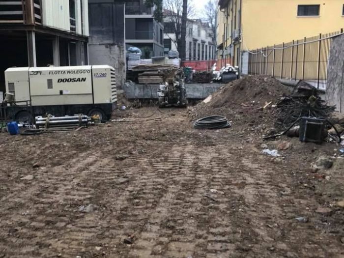 Archisio - Lamuraingegneria Cantiere - Progetto Residenza a parco solari milano