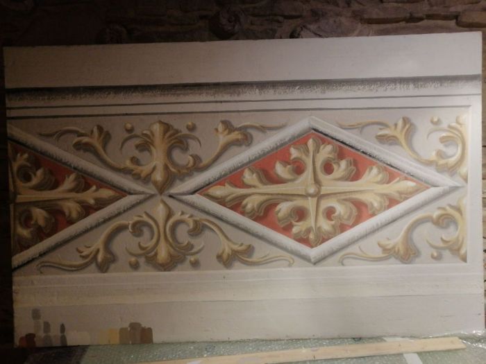 Archisio - Alessandra Arrigoni - Progetto Pannello decorativo motivi classici