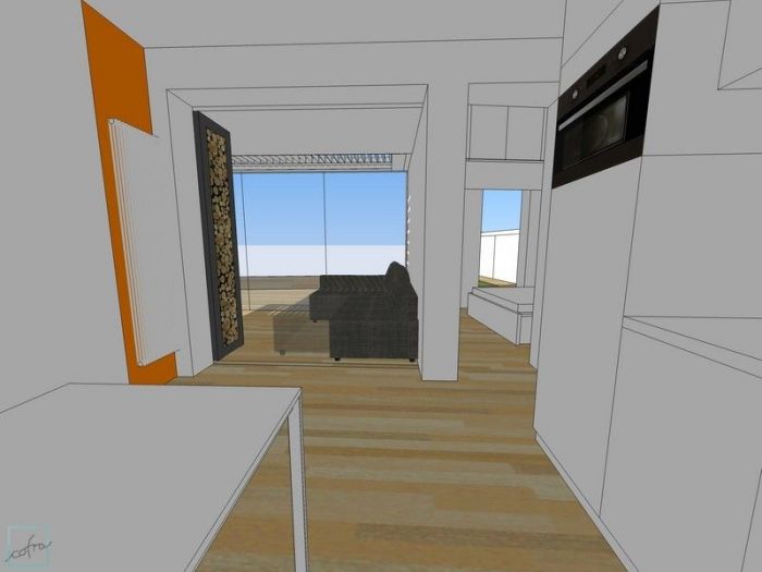 Archisio - Cofra Architettura Design Innovazione - Progetto Rendering appartamento