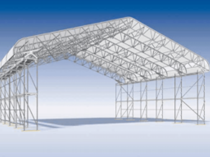 Archisio - 100 Ponteggi srl - Progetto Coperture provvisorie in alluminio leggero