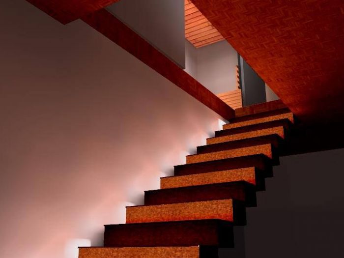 Archisio - Emporio Impianti Snc - Progetto Progetto di una scalinata illuminata