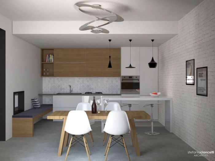 Archisio - Stefania Ciancetti - Progetto Ristrutturazione abitazione privata - mq 140