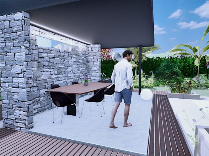 Archisio - Ostuni Giuseppe Pietro - Progetto Angolo nel giardino