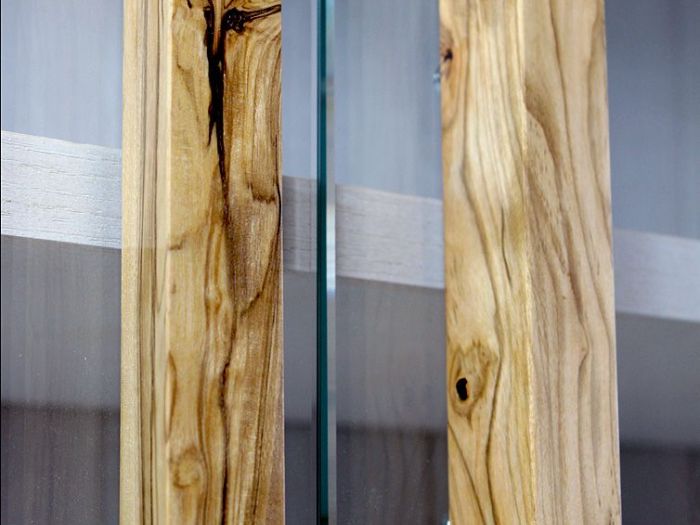 Archisio - Bottega 256 - Progetto Eco-libreria frassino massello