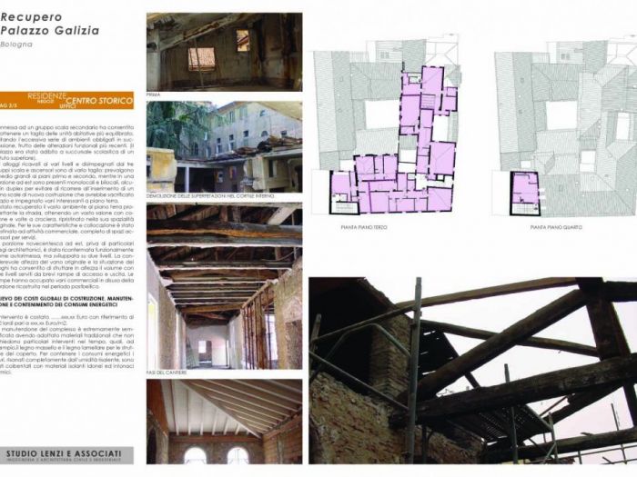Archisio - Studio Lenzi Associati - Progetto Ristrutturazione di palazzo galizia