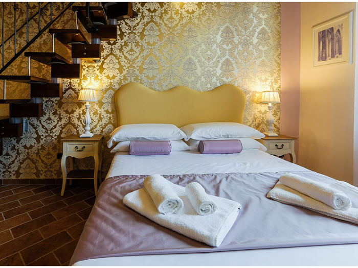 Archisio - Alessandra Fagnani Architetto - Progetto Interior design e decorazione delle pareti di un appartamento storico