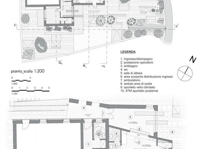 Archisio - Studio Ferretti - Progetto Ufficio postale tergu