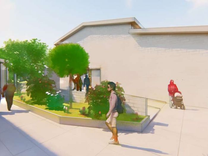 Archisio - Andrea Sorci Natural Living - Progetto Ipotesi progetto di ripristino di un capannone a borghetto flaminio rm per la sede museale della fondazione