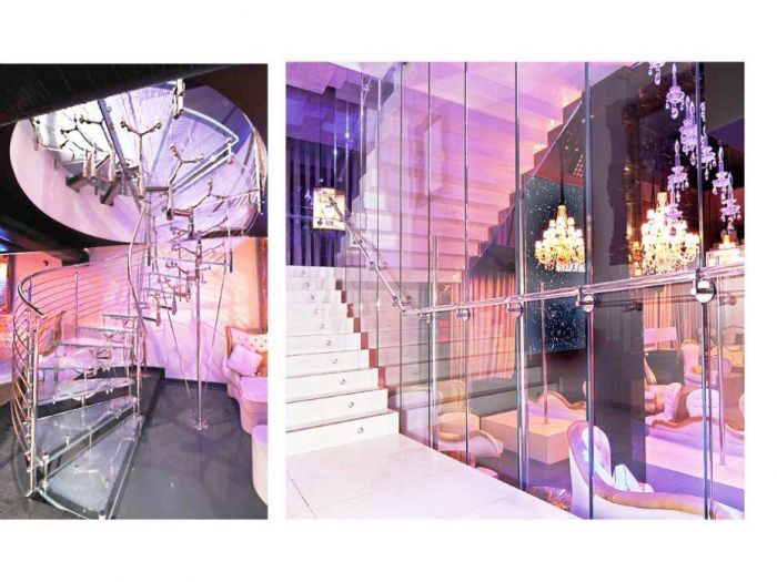 Archisio - Vetreria Artistica Tonazzi - Progetto Scale in vetro e acciaio